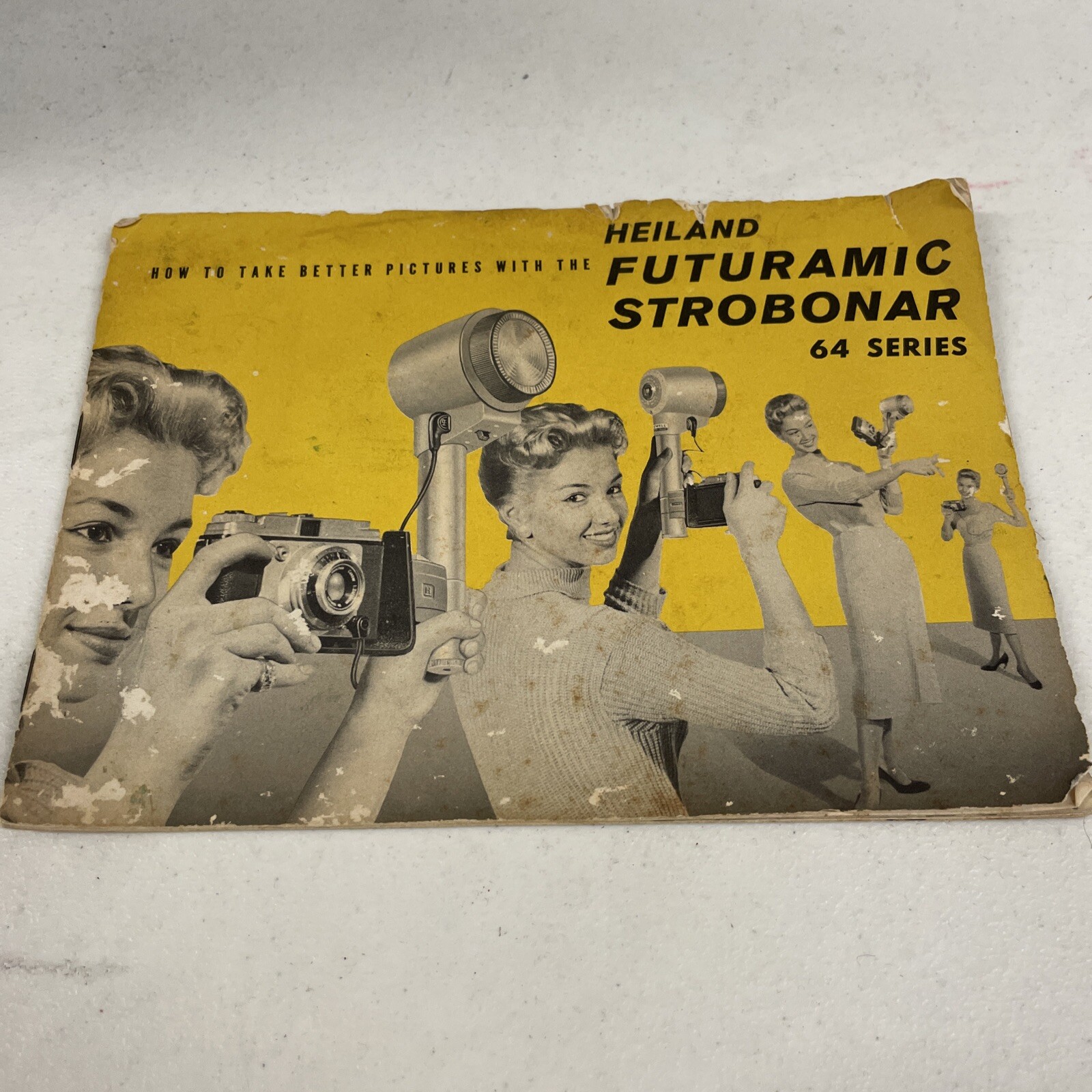 VINTAGE HEILAND FUTURAMIC STROBONAR 64 SERIES OWNER’S MANUAL BOOKLET (W14)