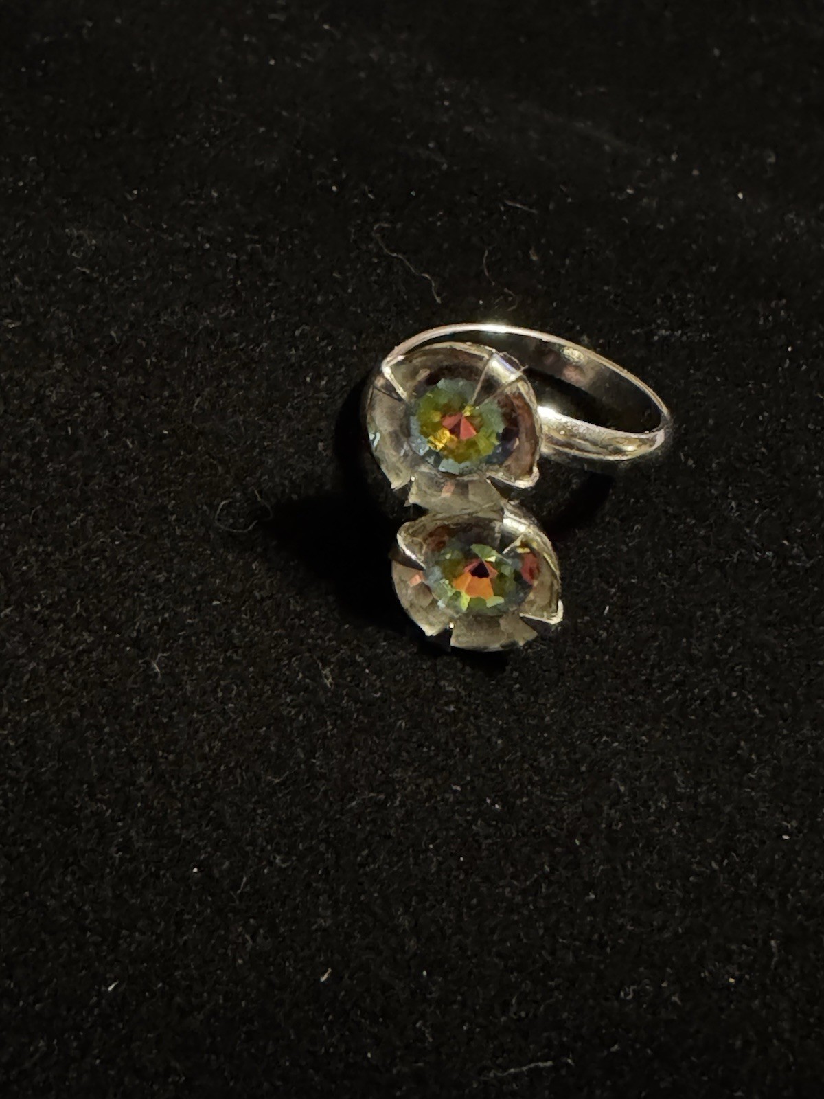Sarah Coventry 1971 “ Over The Rainbow” Ring , Adjustable