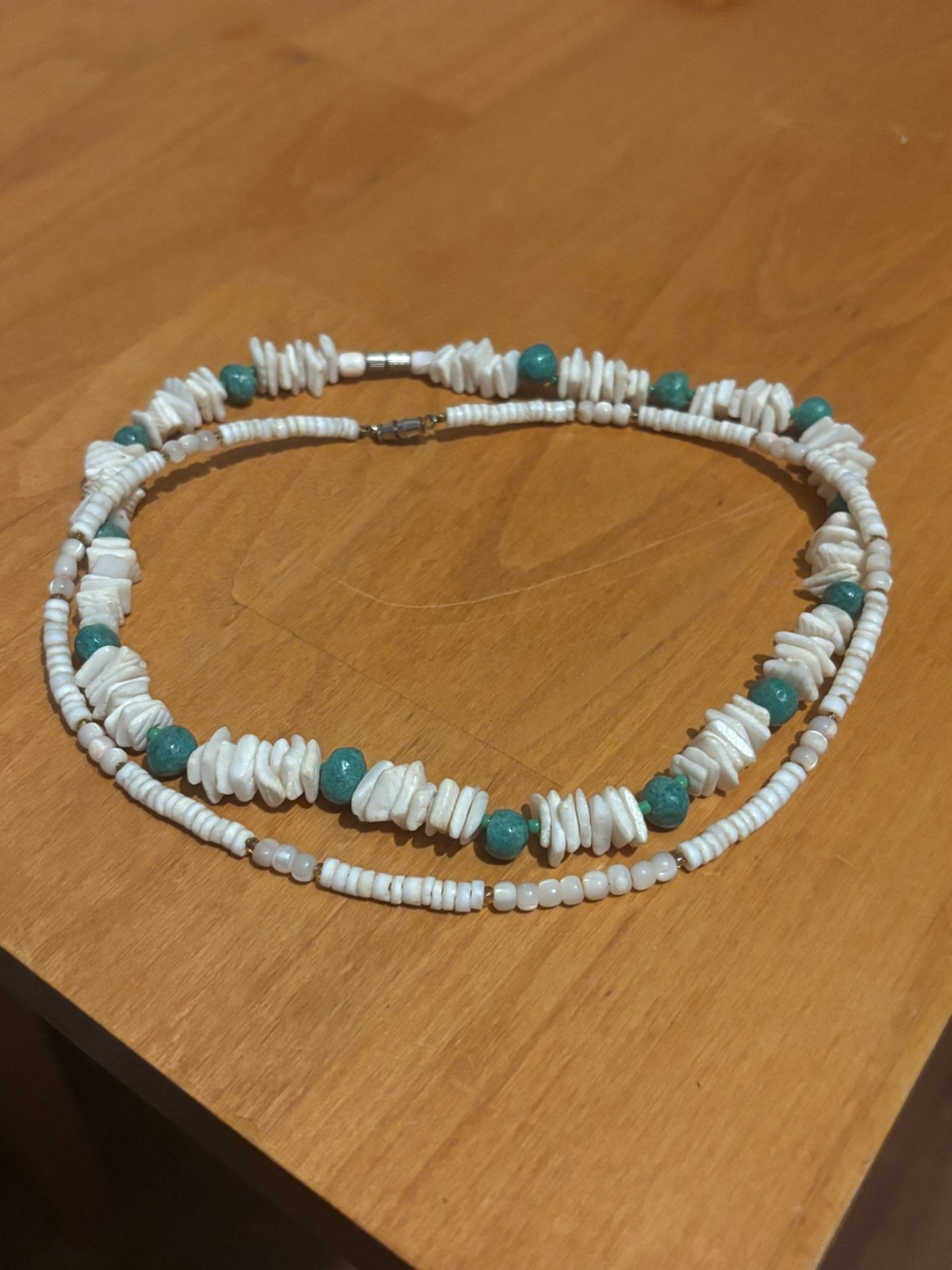 2 Vintage Puka Shell Necklaces 16” – Natural Shells And Beads