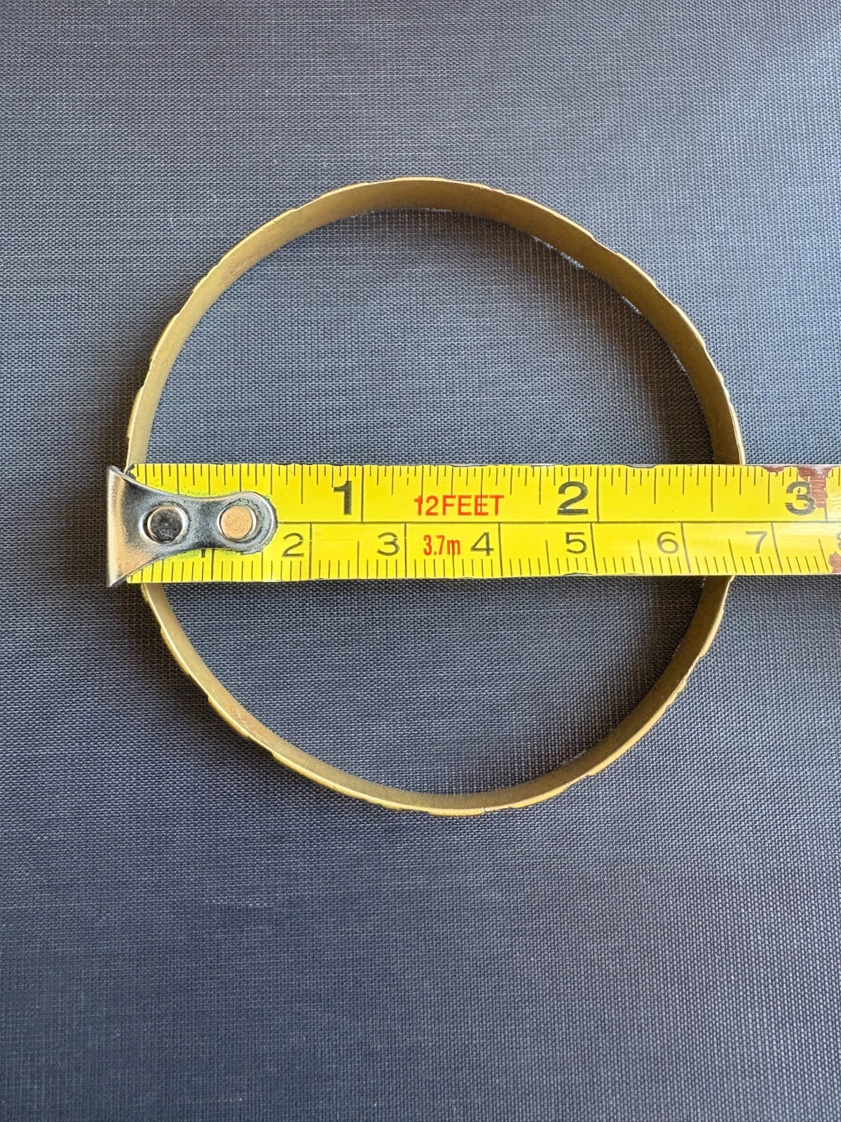 Vintage Handmade Brass Berber Moroccan Bracelet Old Tribal Ethnic Bangle