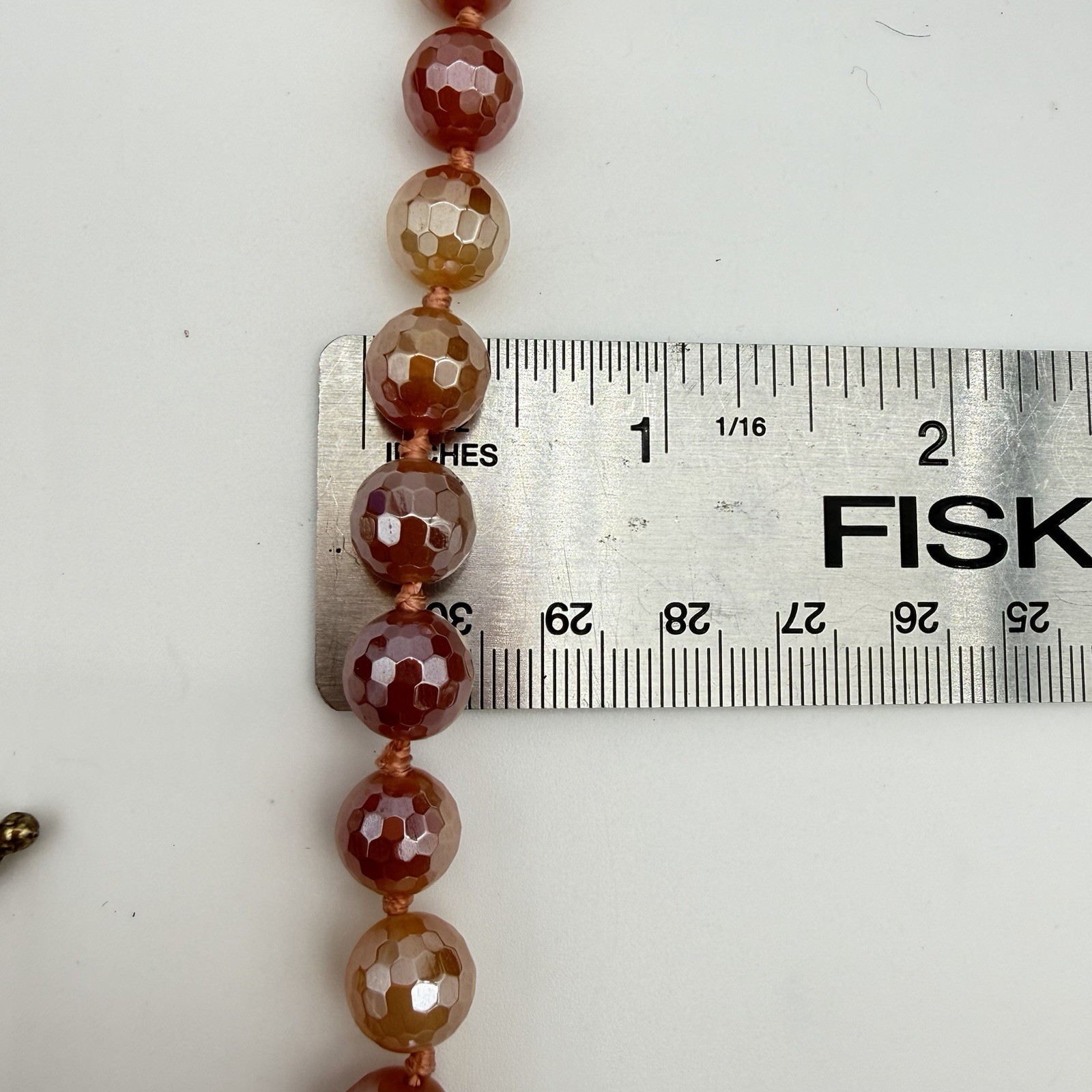 Vtg HSN Sterling Silver Gemstone Necklace Sparkling Agate Statement NOS Org. Tag