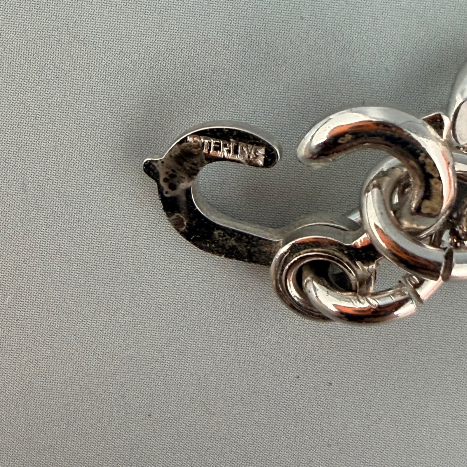 Elco Sterling Silver ID Bracelet Betsy Engraved Curb Chain Heart Clasp 7.25in