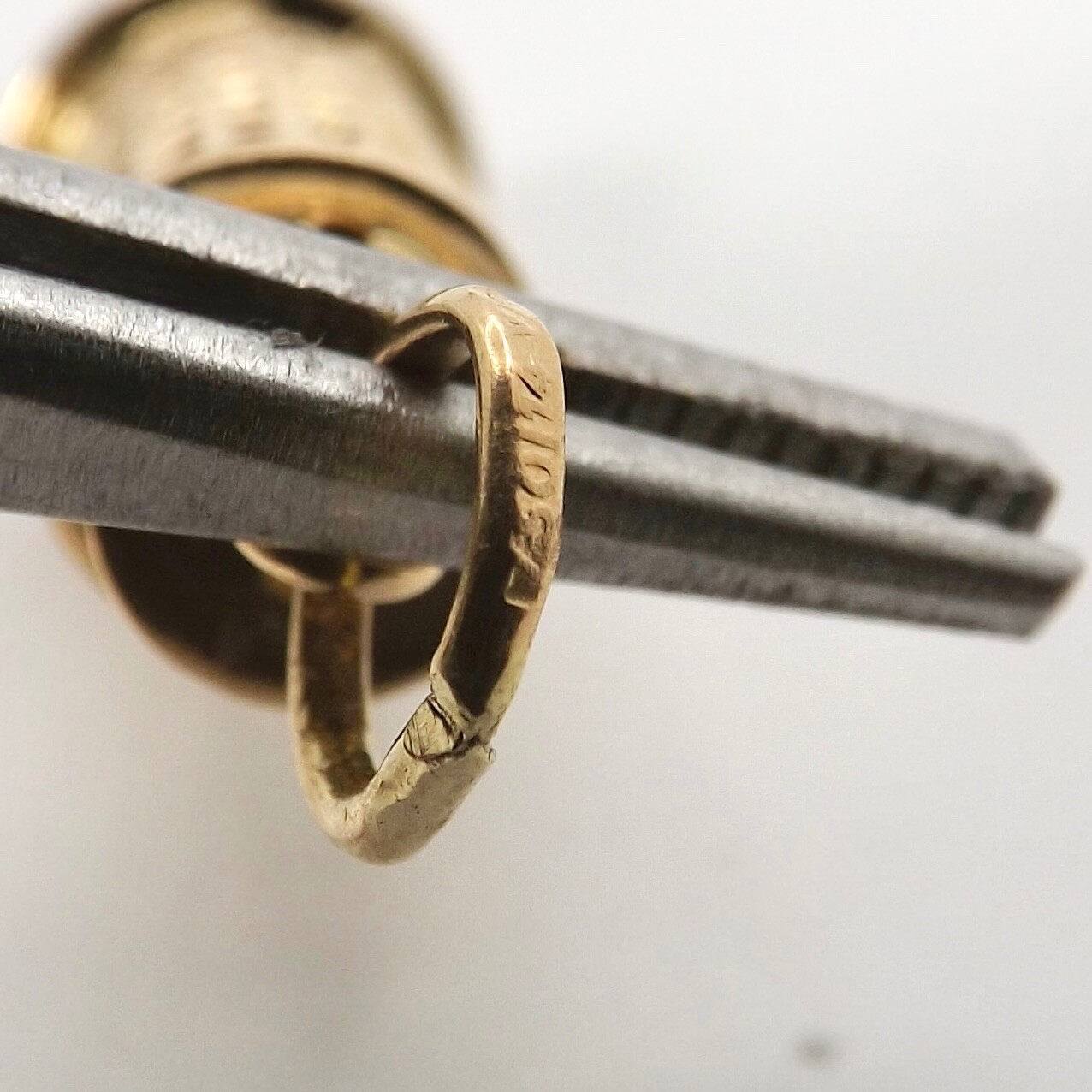 Solid 18k Gold Leaning Tower Of Pisa Charm Pendant Italy 750 Vintage