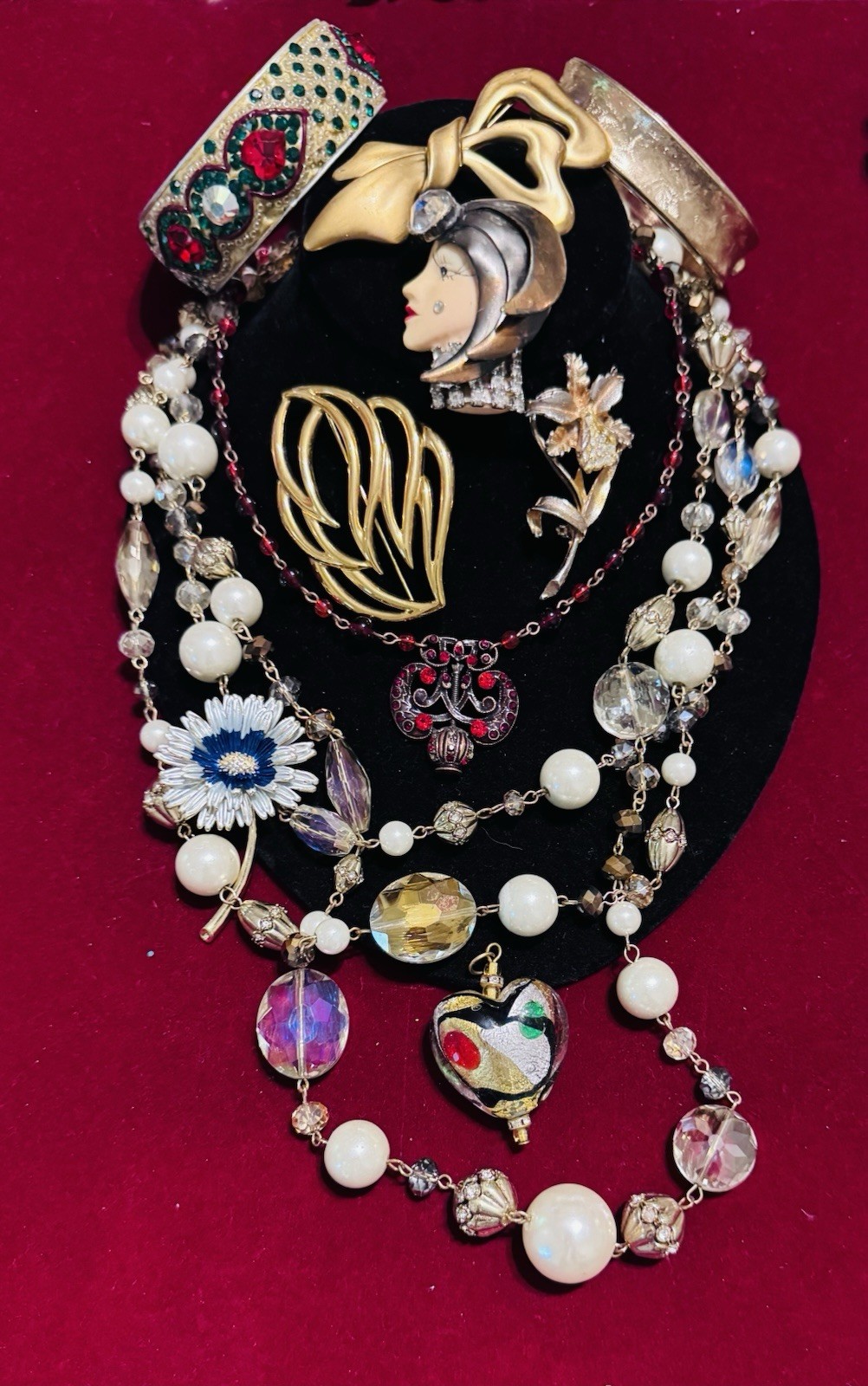 Vintage High End Costume Jewelry Trifari Jackie Kennedy BSK Emmons Gerrito Liz