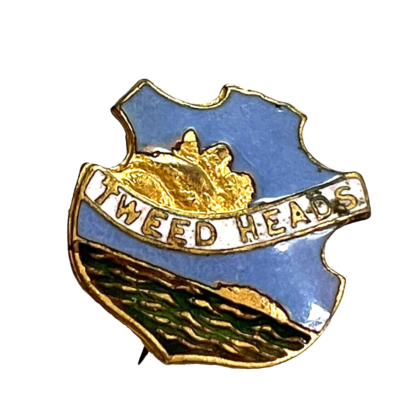Tweed Heads Collectible Pin Made In Australia Vintage Beach Souvenir