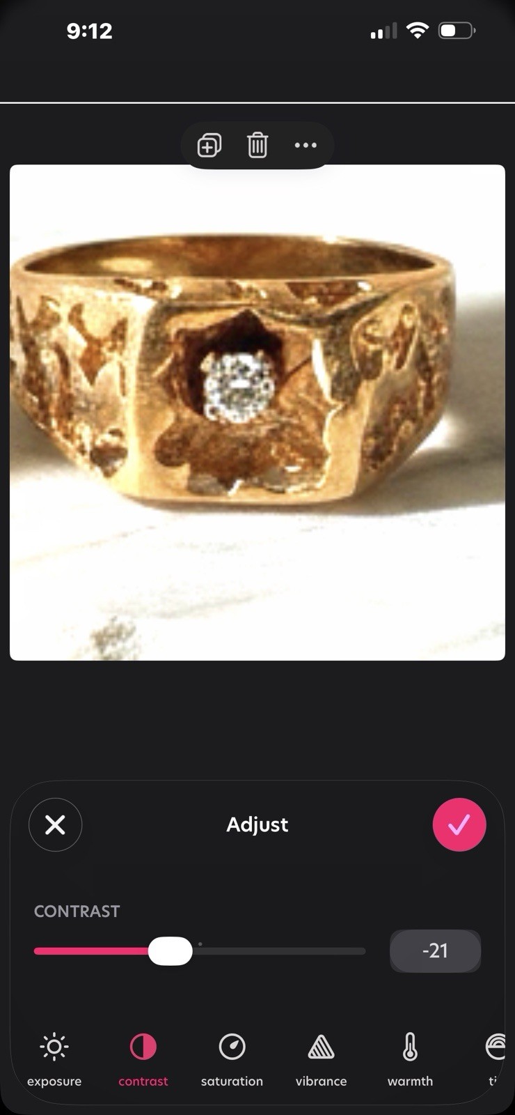 Men’s Vintage 14K Yellow Gold Diamond Solitaire Ring 0.35 CT 5.1g Size 8 RPD