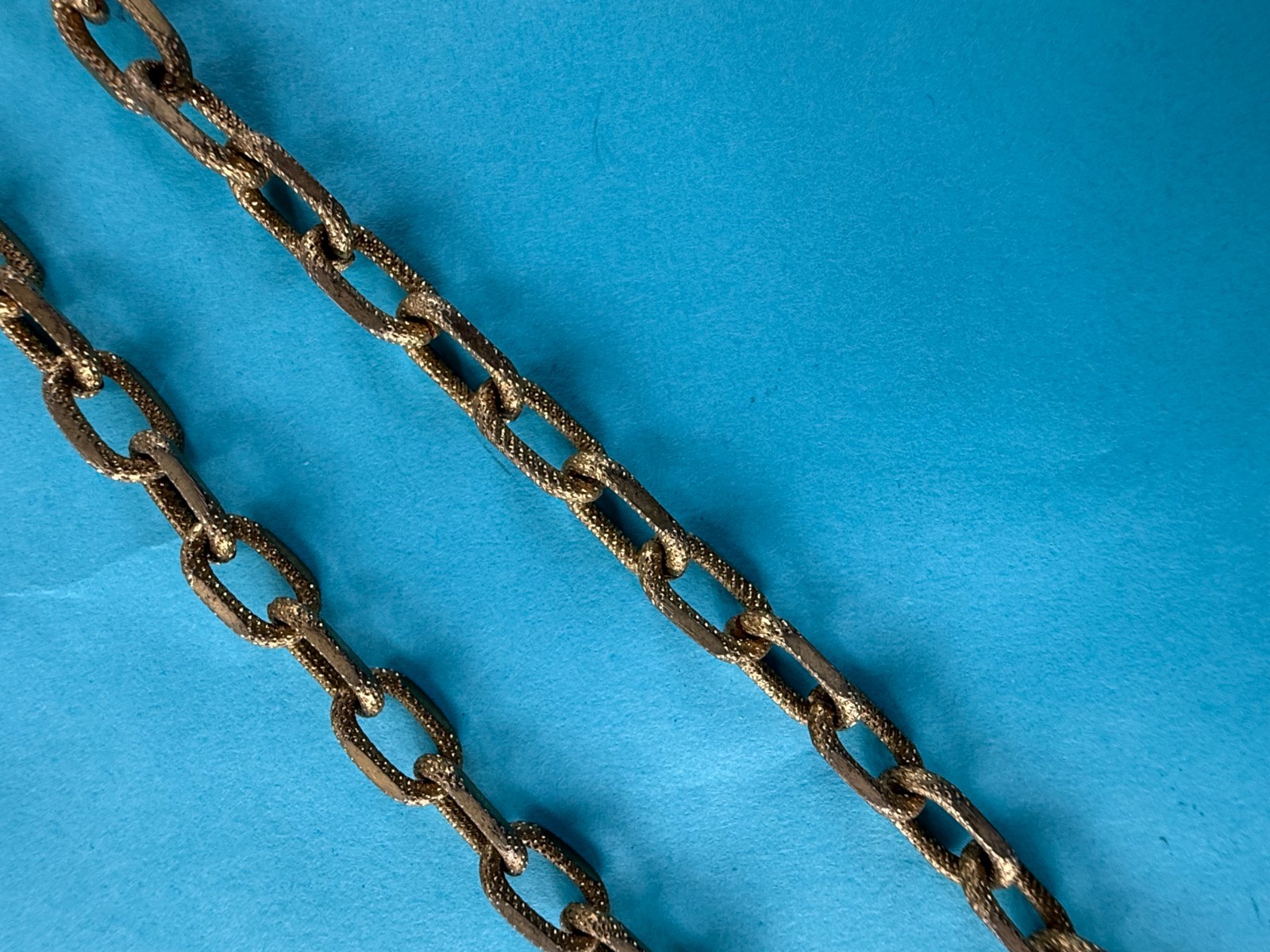 Vintage 1970’s statement Luca Razza Giraffe Resin/Mixed Metal Necklace 32″