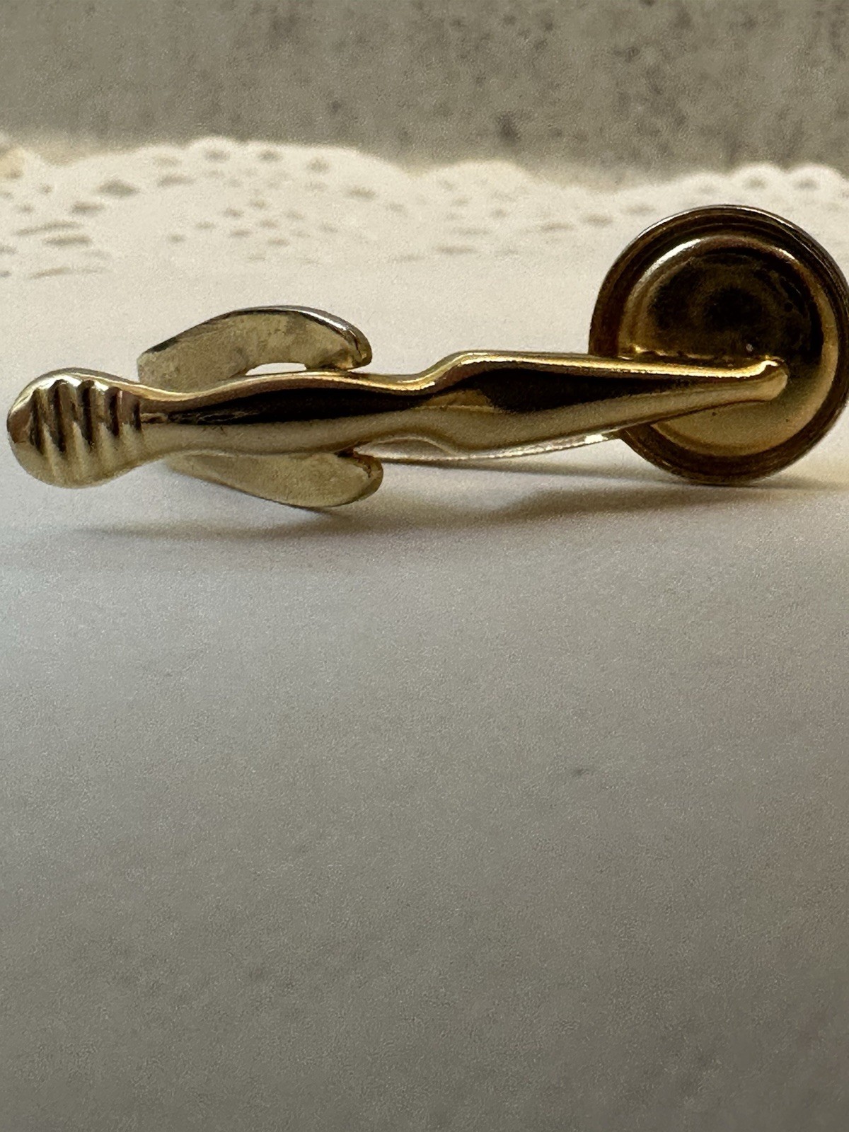 Lot Of 3 Men’s Accessories Cuff Links Tie Clip Money Holder MOP VINTAGE