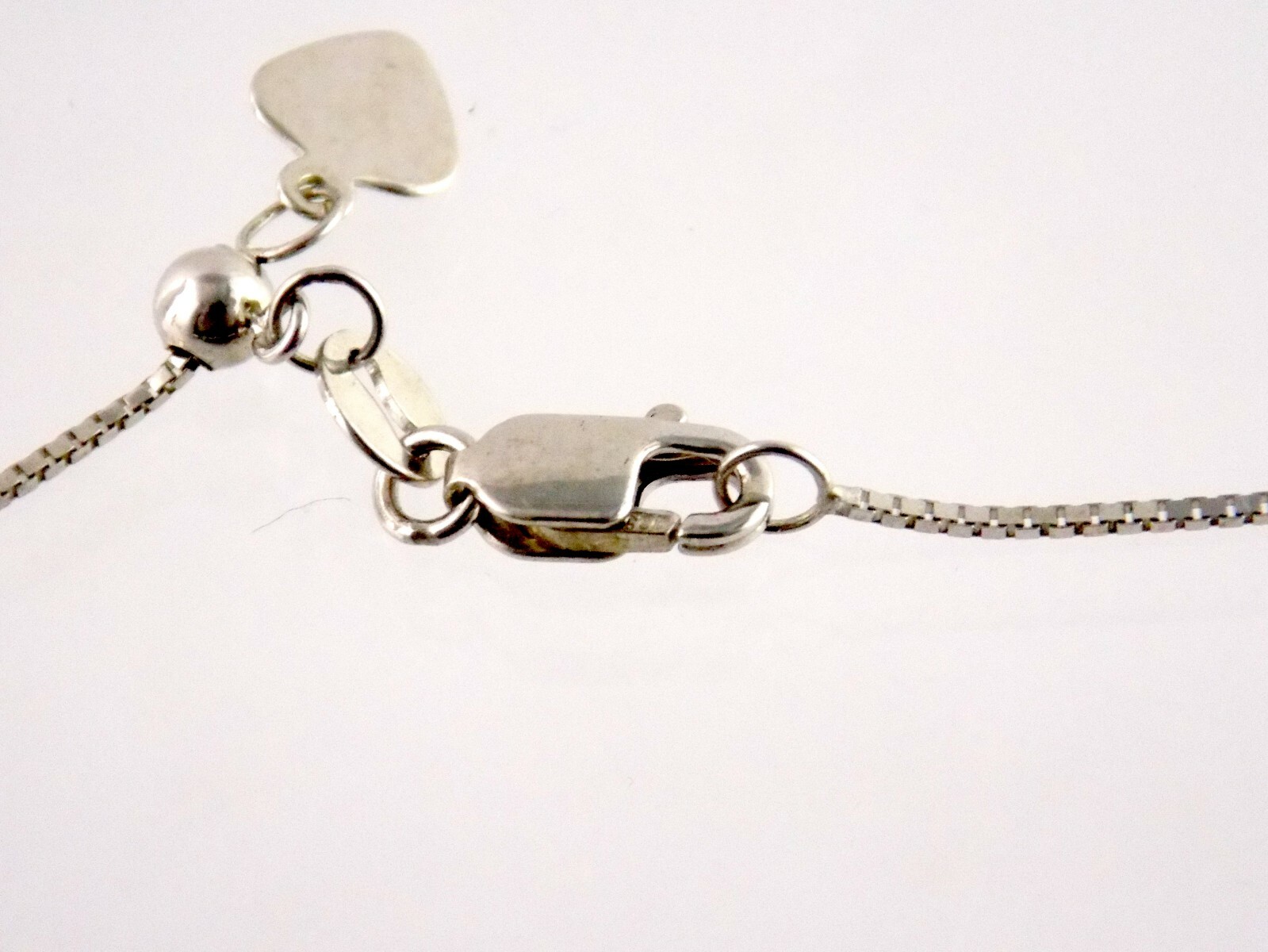 SU Star Pendant Necklace on Box Chain 925 22 Inches 2.7 Grams