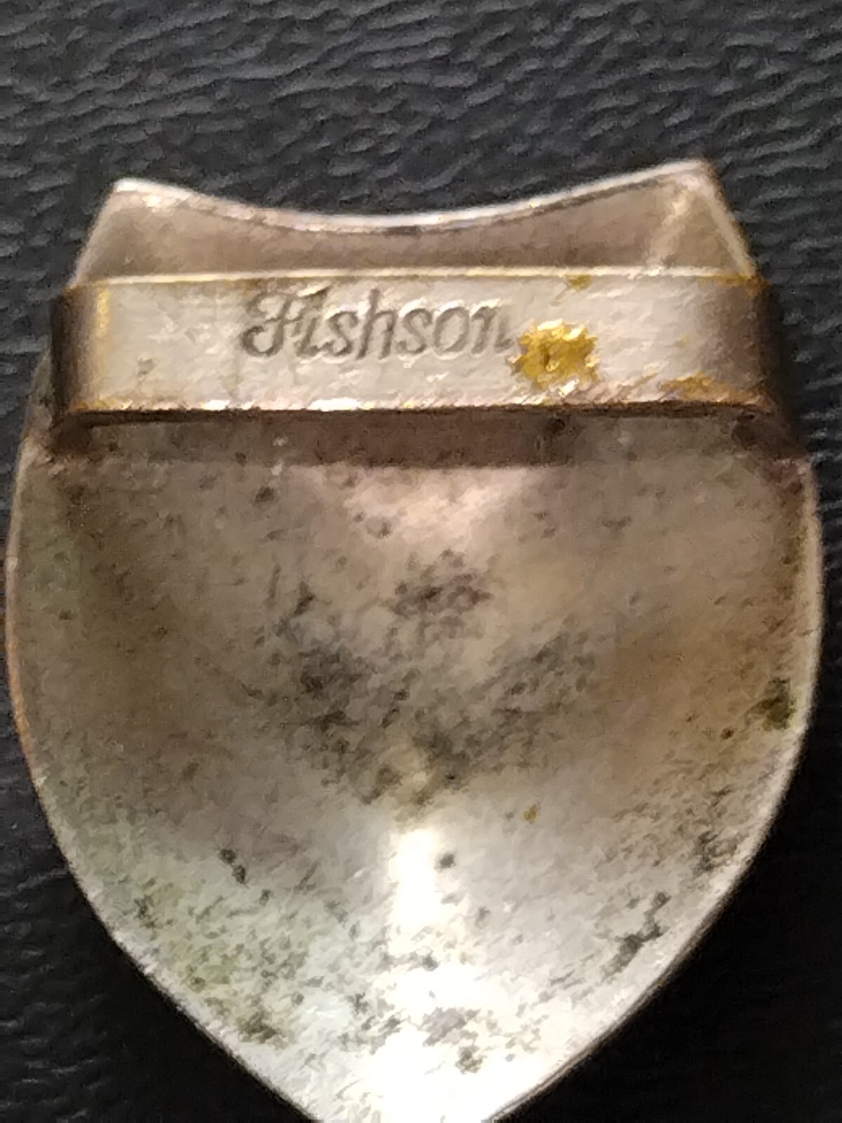 Antique Silverite and Rhinestone Fishson Silverite buckles, by Henry Fishel 1916
