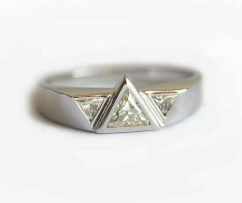 White Diamond 1.40 Ct Art Deco Antique Vintage Engagement Ring 925 Silver