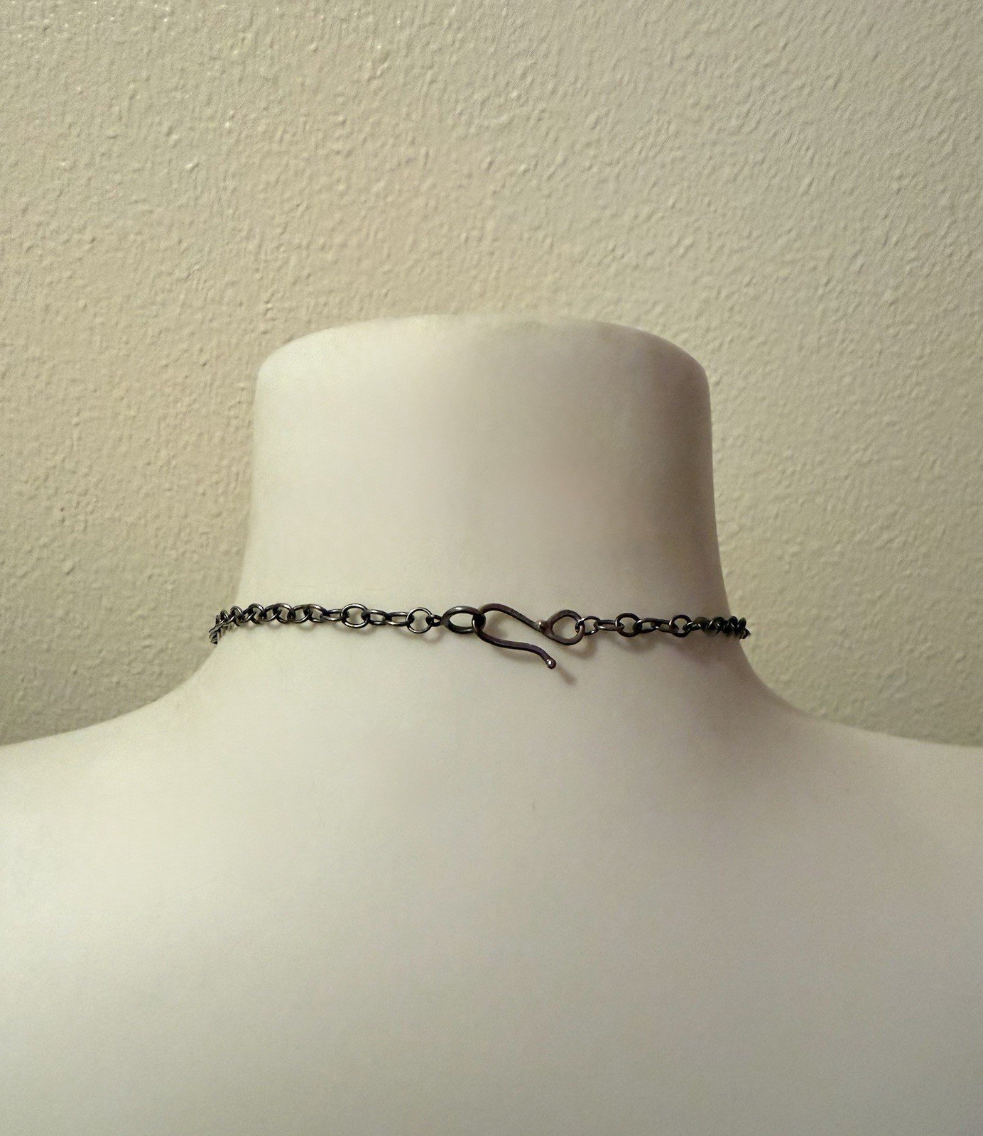 Exquisite Antique Art Deco Sterling Silver Rock Crystal Fringe Necklace