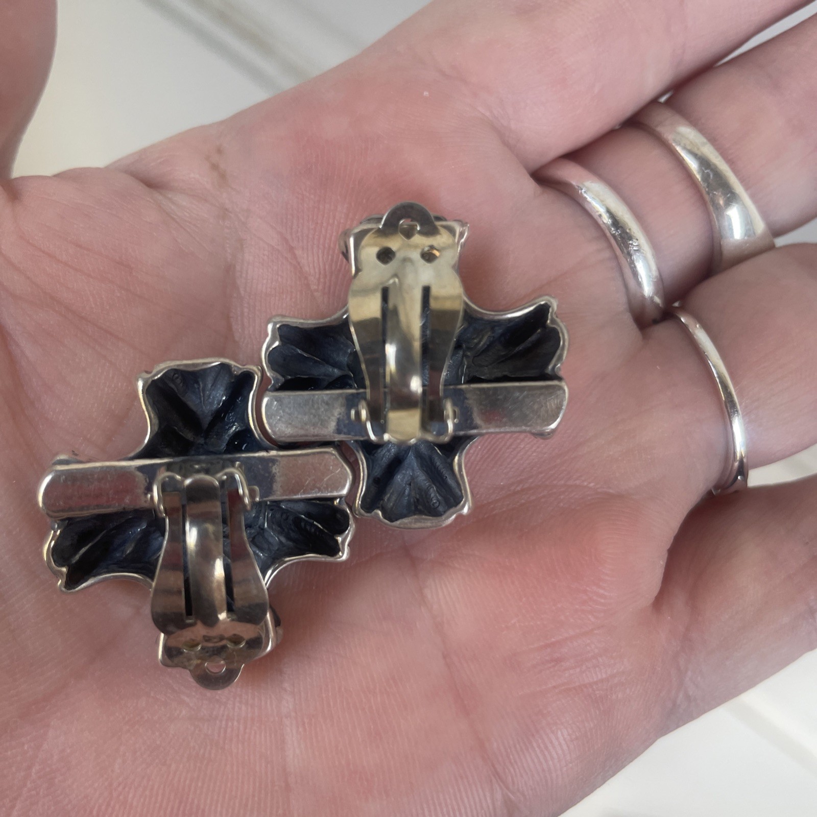Dian Malouf Clip Earrings
