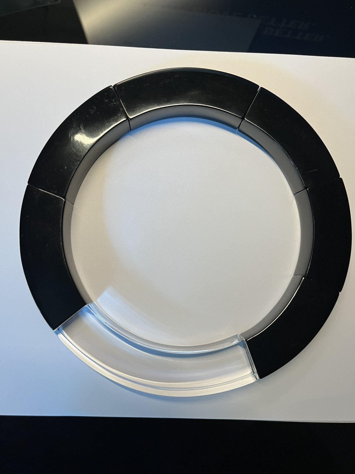 Gerda Lynggaard-Monies Black & Clear Chunky Ring Necklace fabulous.