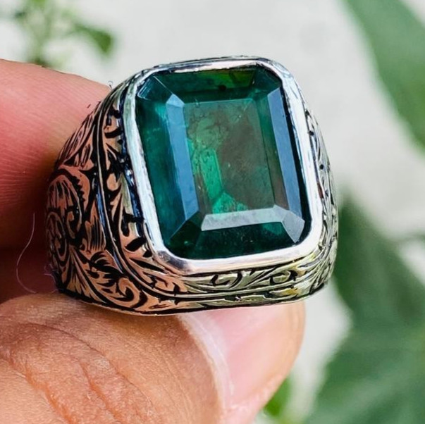 Natural Emerald, Vivid Green Emerald, Rare Find Emerald Stone, Gift For Him