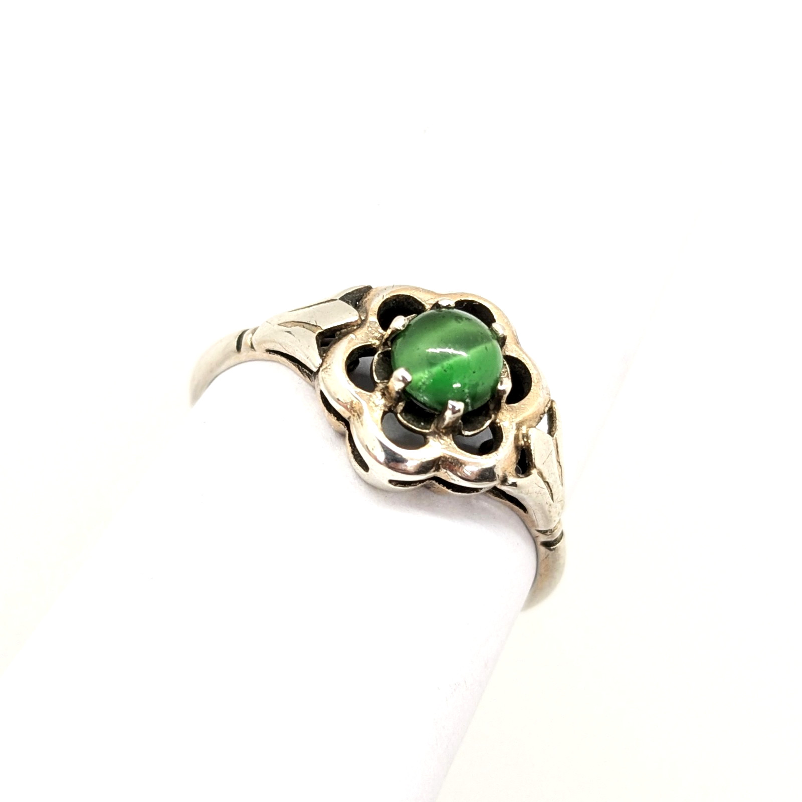 Vintage Elegant Soviet RING Silver⭐875 stamp Star USSR-size: 9.5US (19.5mm) UA#5