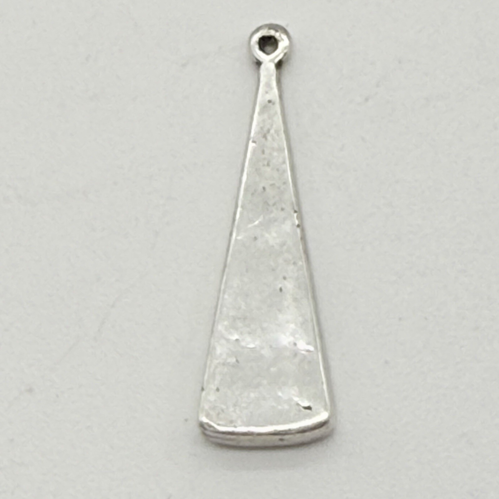 Native Southwest Silver Turquoise Coral Inlay Single Pendant UNMARKED 1.25”