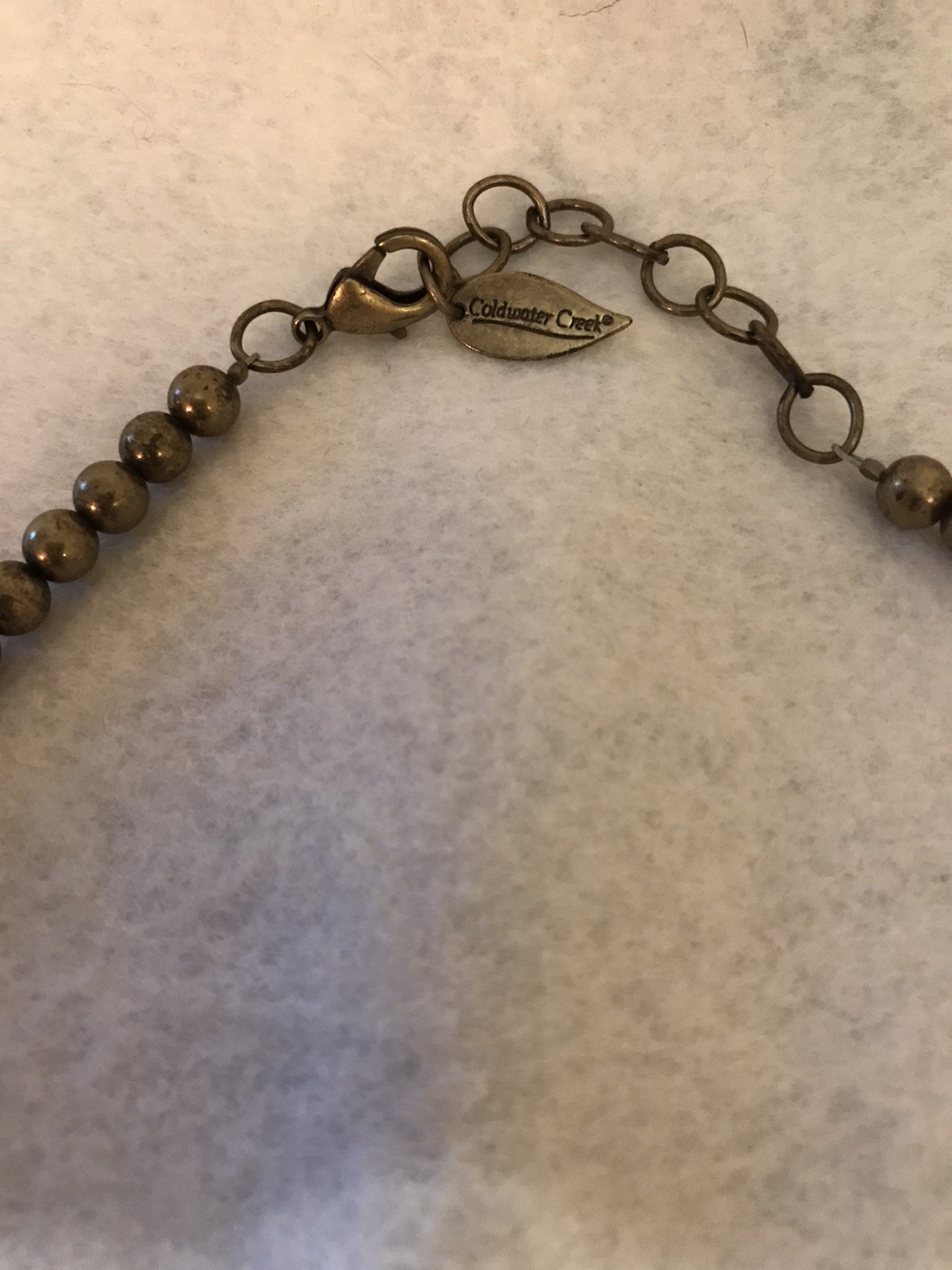 Vintage Jewelry-2 Necklaces-1 Coldwater Creek-1 Unknown