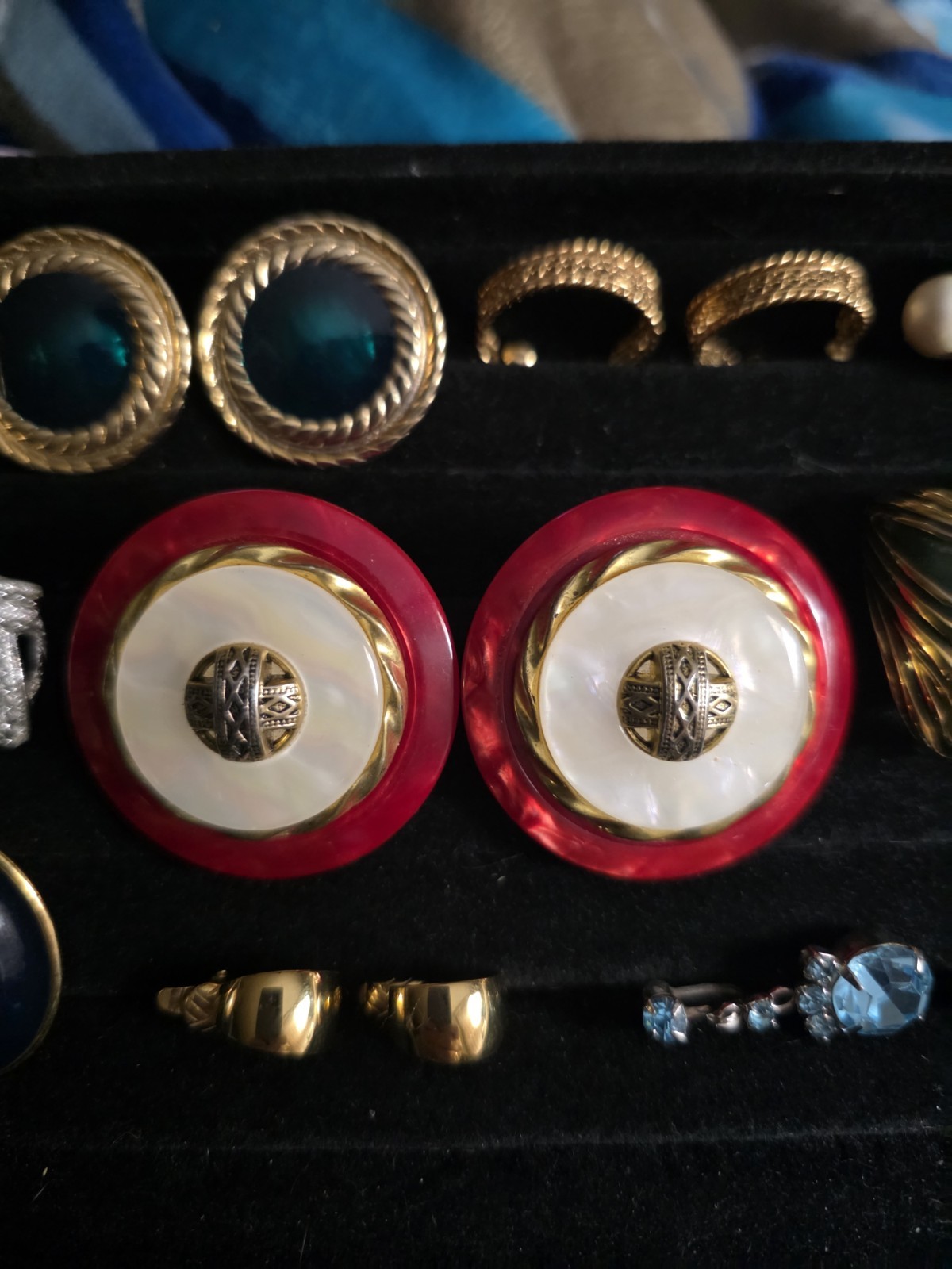 Vintage Monet Napier Trifari Clip Earring Lot & More
