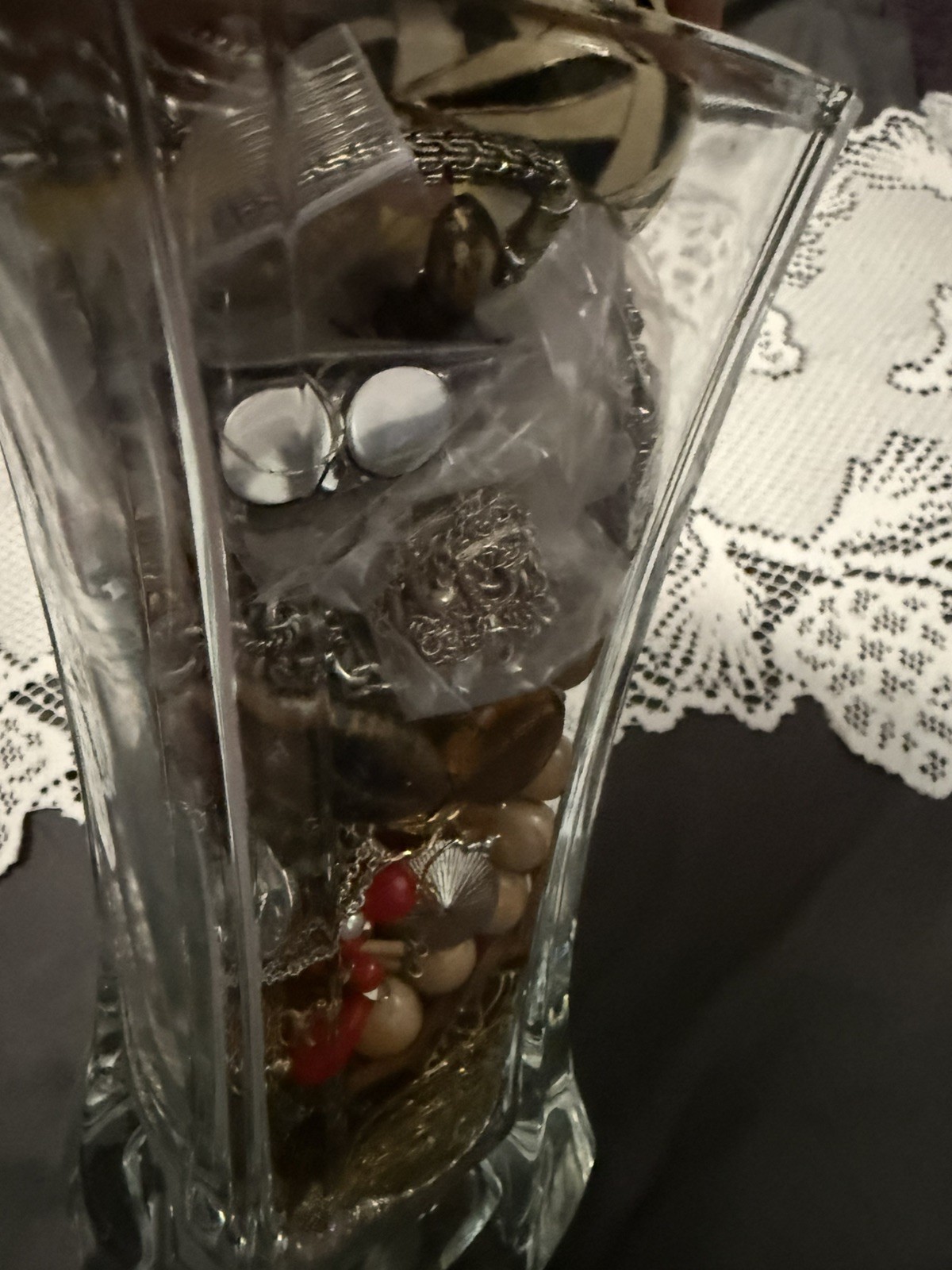 5+lbs Mystery estate jewelry Jar Untested Wearable Vintage Modern 50 pieces